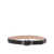 Adriano Meneghetti "Sun" leather belt Brown