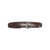 Alberto Luti REAL CALFSKIN BELT IN DARK BROWN COLOR Brown