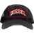 Diesel Baseball Hat With Logo BLACK