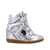 Isabel Marant Isabel Marant Bekett Metallic Silver Sneakers GUN METAL