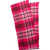 Codello Checked scarf Pink