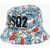 DSQUARED2 Olop Printed Nylon Puffi Bucket Hat Multicolor
