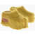 DSQUARED2 Ponyhair Rock Your Road Platform Mules Yellow