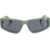 Off-White Solid Color Kimball Biker Sunglasses Green