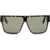 Off-White Tortoiseshell Syracuse Shield Sunglasses Brown
