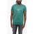 Diesel Solid Color T-Diegor-E17-Out Crew-Neck T-Shirt With Tone On Green