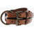 DSQUARED2 Leather Double Belt With Knitted Detail 40Mm Multicolor