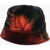 DSQUARED2 Tie Dye Cotton Bucket Hat Red