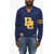 DSQUARED2 V-Neck Wool College Shetland Sweater Blue