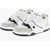 DSQUARED2 Leather And Suede Spiker Low-Top Sneakers White