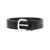 Orciani Orciani Orciani Black Leather Belt With Metal Buckle Black