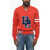 DSQUARED2 V-Neck Wool College Shetland Sweater Red