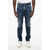 DSQUARED2 Straight Leg Cool Guy Jeans With Leather Patch 16Cm Blue
