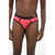 Diesel Stretch Cotton Umbr-Andre Brief With Logoed Elastic Band Pink