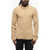 DSQUARED2 Wool Blend Muscle Crew-Neck Sweater Beige
