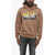 Diesel Front Printed Ginn Hoodie Brown
