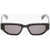 Off-White Tortoiseshell Greeley Shield Sunglasses Brown