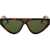 Off-White Tortoiseshell Gustav Shield Sunglasses Brown