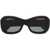 Off-White Solid Color Pablo Goggles Sunglasses Black