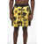 DSQUARED2 Two-Tone Patterned Swim Shorts Yellow