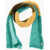 DSQUARED2 Mohair Blend Scarf With Color Block Design Multicolor