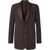 Fendi Single-breasted Wool crêpe Blazer CAFFE'