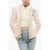 Balmain Open Front Tweed Blazer Embellished With Decorative Beads An Pink