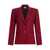 Liu Jo Liu Jo Dark Red Blazer Featuring Peak Lapels RED