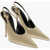 Saint Laurent Satin L'entracte Slingback Pumps With Stiletto Heel 13Cm* Beige