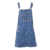 7 For All Mankind DUNGAREE DRESS Le Blue With Carpenter Details Blue