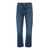 Jacob Cohen 'Edo' Blue Five-Pocket Jeans With Logo Patch On The Back In Denim Man BLUE