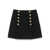 Balmain Balmain Virgin Wool Skirt Black