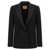 TWINSET Twinset Satin Lapel Blazer Black