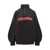 MSGM Msgm Msgm Black Sweatshirt With Zip And Red Logo Black