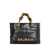 Balmain Balmain 1945 Soft Leather Shopper Bag With Embossed Monogram  Little One Black