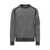 C.P. Company C.P. Company Grey Wool Sweater With Pocket And Logo C.P. Company GREY