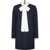 Thom Browne High Wool Suiting Shift Dress NAVY