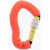 DSQUARED2 Rope Covered Carabiner Keyring Orange
