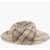 Thom Browne Madras Motif Straw Fedora Hat Beige