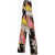 DSQUARED2 Floral Patterned Silk Satin Scarf Multicolor