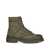 Gucci Gucci Laced Boots In Fabric GREEN