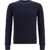 ARAGONA CASHMERE Braided-effect crewneck Sweater BLUNOTTE