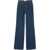 AMI Paris Flare fit Jeans in raw INDIGO