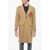 DSQUARED2 Virgin Wool And Nylon Varsity Coat With Flap Pockets Brown