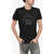 Diesel Cotton Diegor T-Shirt With Embossed Print Black
