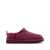 UGG “Classic Micro” Bordeaux Ankle Boots With Logo Embossed In Suede Woman Red