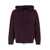 Roberto Collina Bordeaux Sweatshirt With Drawstring Hood And Dropped Shoulders In Wool Man Red