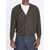 LEMAIRE Relaxed Twisted Cardigan BROWN