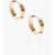 Tory Burch Golden Effect Miller Earrings With Studs Gold