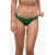 DSQUARED2 Solid Color Bikini Bottom With Back Logo Green